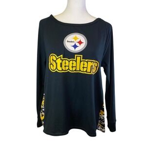 NFL Team Apparel Pittsburg‎ Steelers Sweatshirt Women's Small Long Sleeve